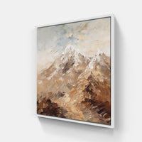 Tranquil Mountain Haven-Canvas-artwall-20x20 cm-White-Artwall