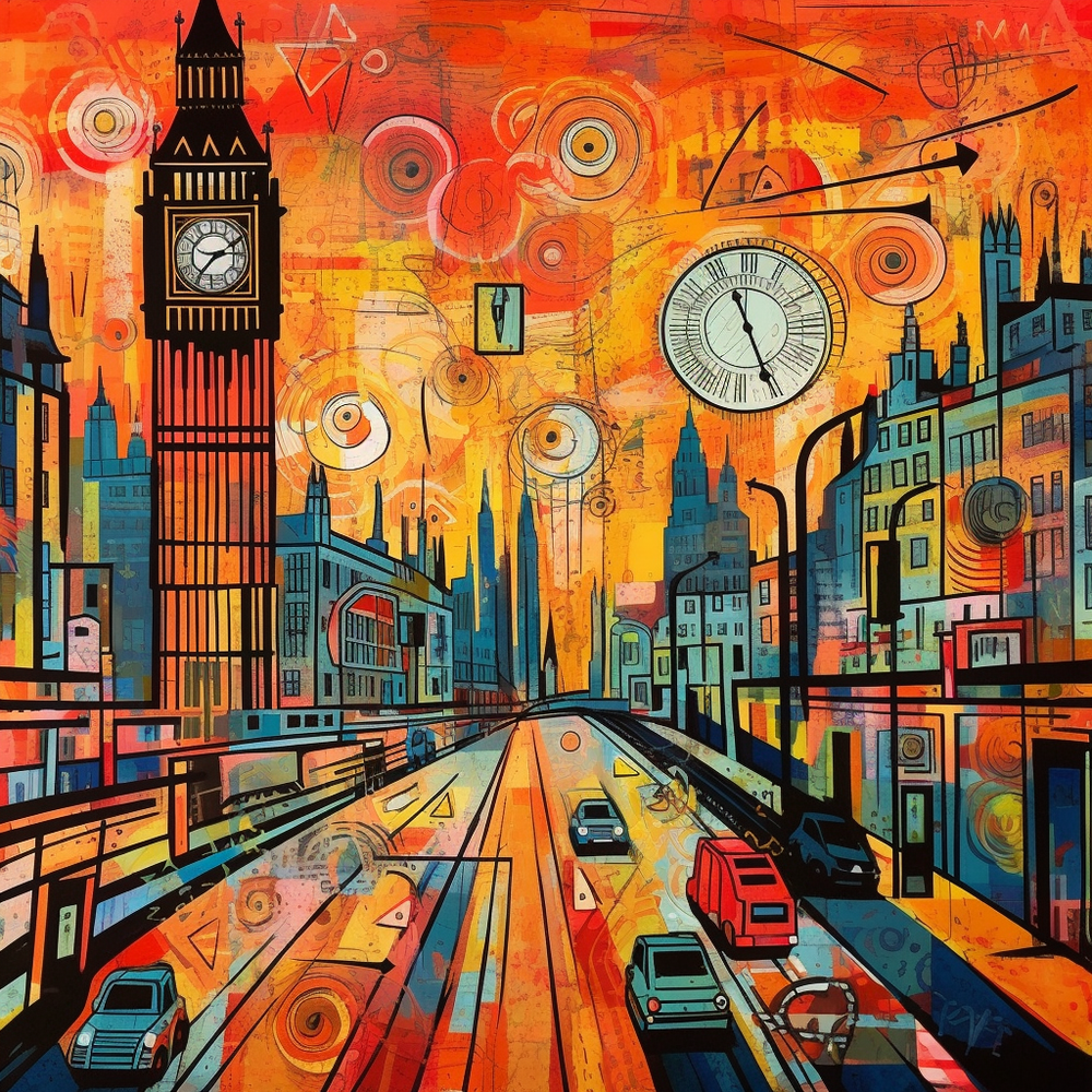 London Urban Tapestry-Canvas-artwall-Artwall