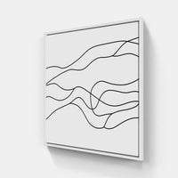 Celestial Line-Canvas-artwall-20x20 cm-White-Artwall