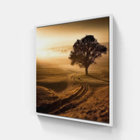 Landscape Serenity, Timeless Art-Canvas-artwall-40x40 cm-White-Artwall