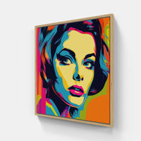 Warhol time passes-Canvas-artwall-20x20 cm-Wood-Artwall