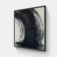 late night abstract-Canvas-artwall-20x20 cm-Black-Artwall