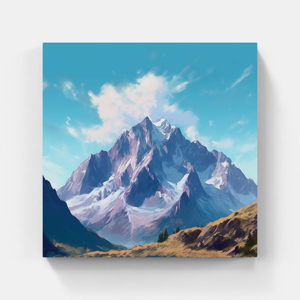 Serene Mountain Retreat-Canvas-artwall-Artwall