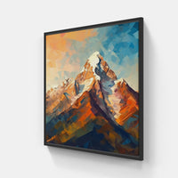 Captivating Summit Canvas-Canvas-artwall-20x20 cm-Black-Artwall