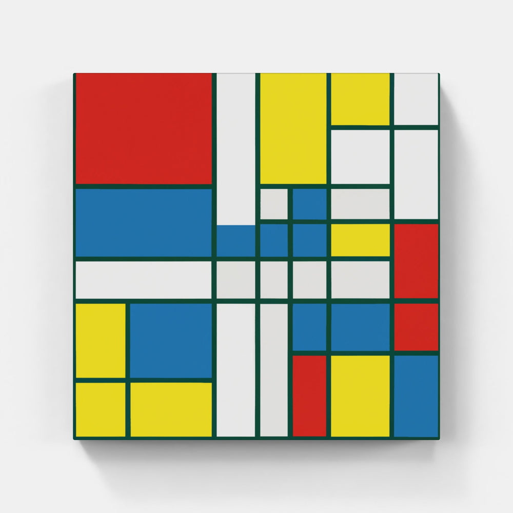 Mondrian kaleidoscope-Canvas-artwall-Artwall