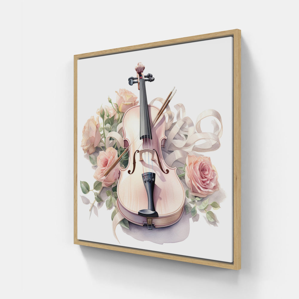 Captivating Violin Elegance-Canvas-artwall-Artwall