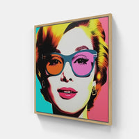 Warhol's Pop Artistry-Canvas-artwall-20x20 cm-Wood-Artwall