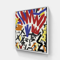Basquiat dreams breathe-Canvas-artwall-20x20 cm-White-Artwall