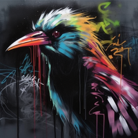 Bird soars high-Canvas-artwall-Artwall
