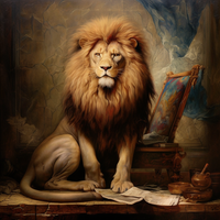 Lion Roar Roam Pride-Canvas-artwall-Artwall