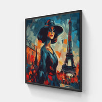 Parisian Dreams-Canvas-artwall-20x20 cm-Black-Artwall