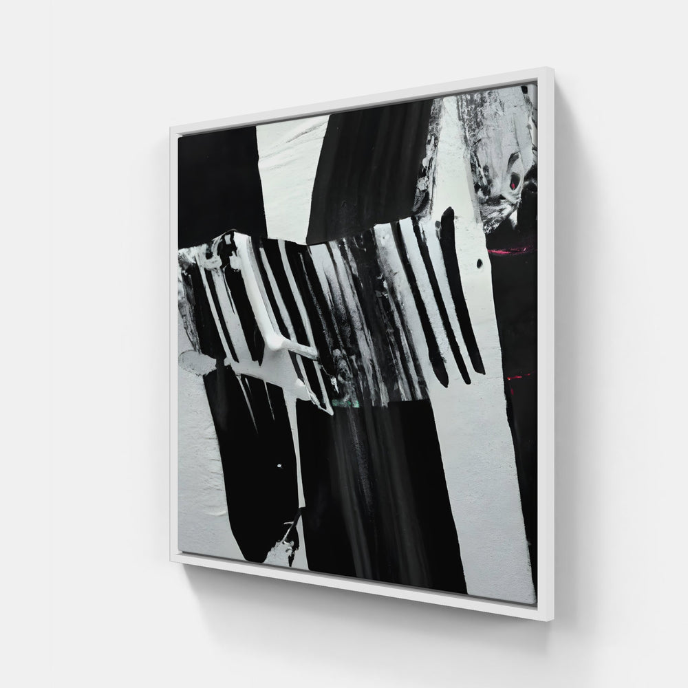 Abstract feelings linger-Canvas-artwall-20x20 cm-White-Artwall
