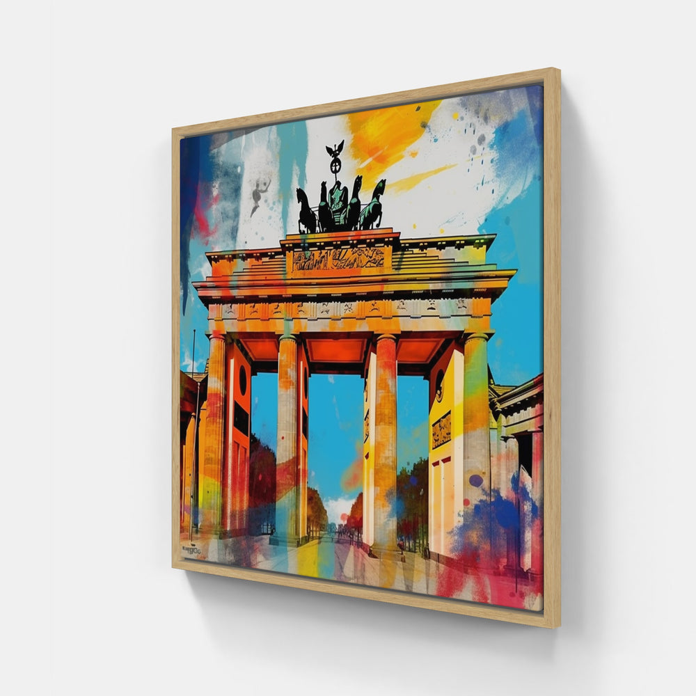 Berlin Iconic Landmarks Revealed-Canvas-artwall-Artwall
