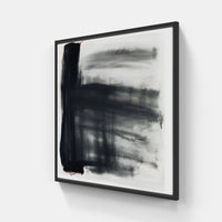 Abstract Love Everlasting-Canvas-artwall-20x20 cm-Black-Artwall