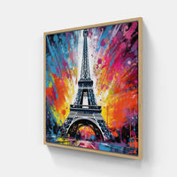 Parisian Serenity-Canvas-artwall-20x20 cm-Wood-Artwall