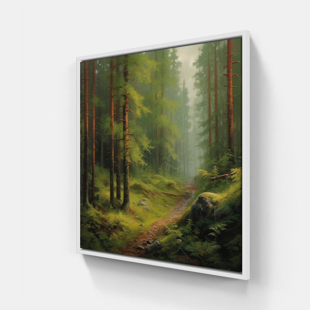 Secret Forest Clearing-Canvas-artwall-20x20 cm-White-Artwall