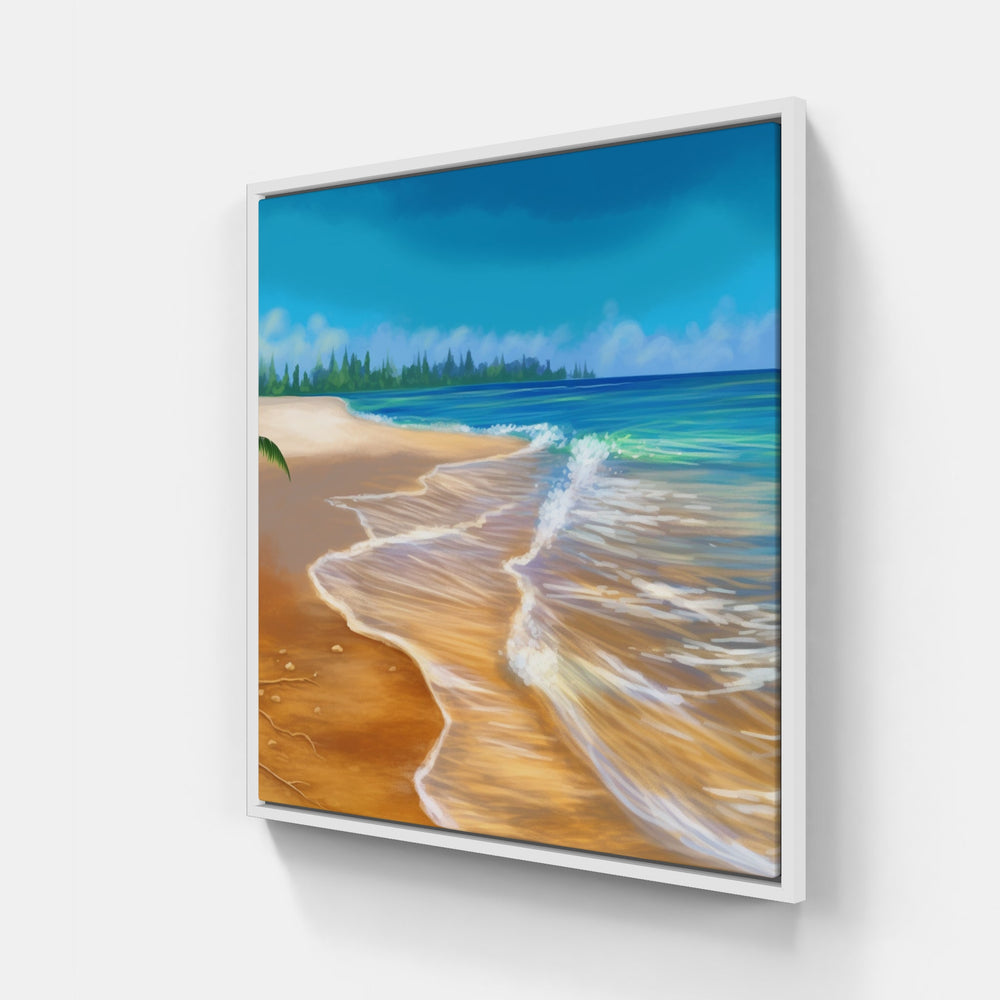 Seashore Walks Beach Dreams-Canvas-artwall-20x20 cm-White-Artwall