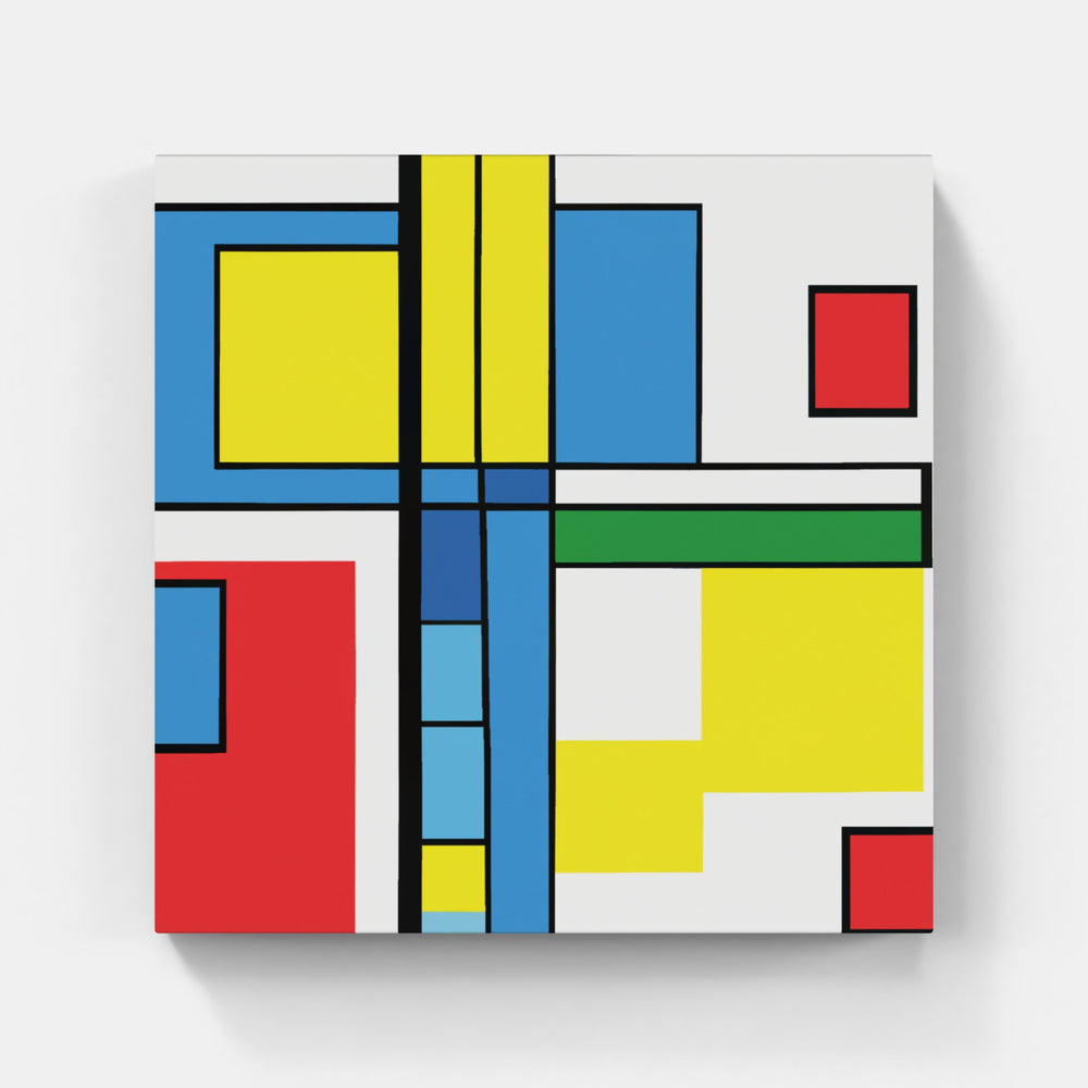 Mondrian everchanging-Canvas-artwall-Artwall