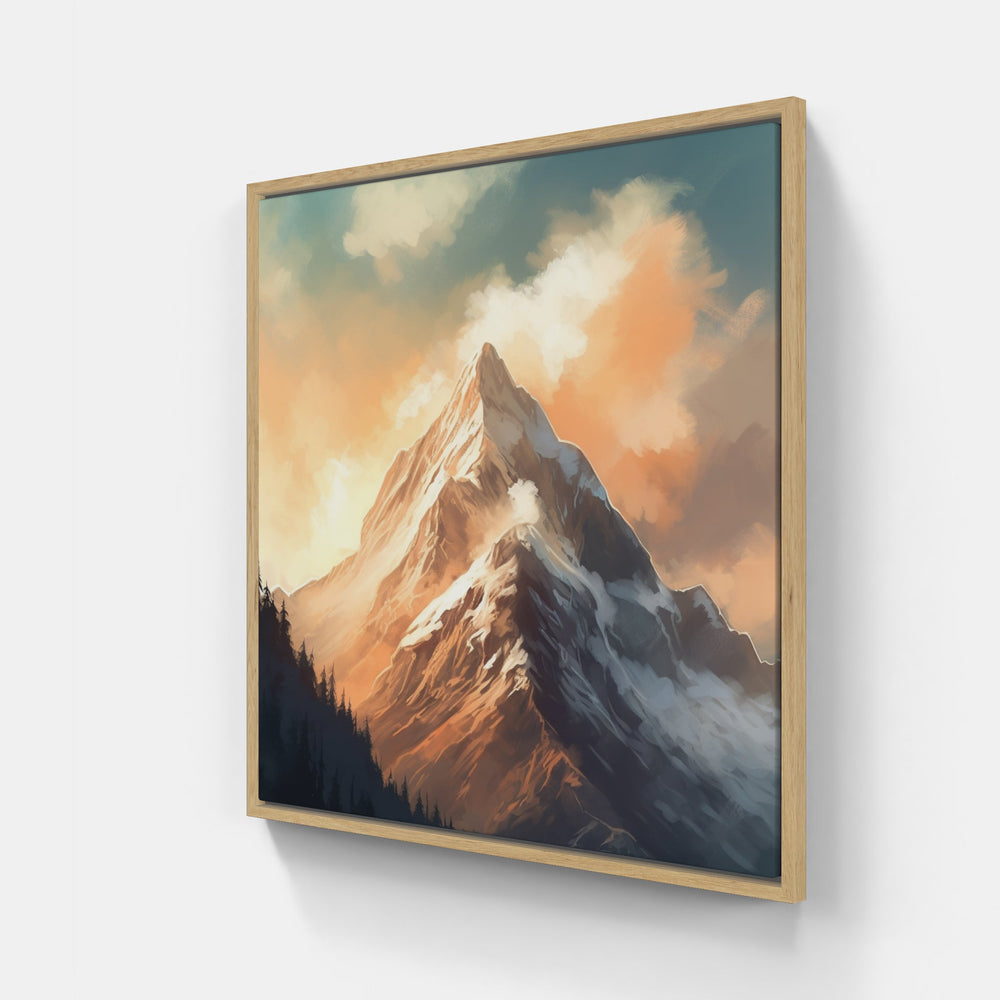 Picturesque Mountain Beauty-Canvas-artwall-Artwall