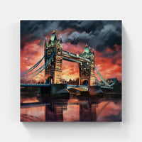 London Luminous Nightscape-Canvas-artwall-Artwall