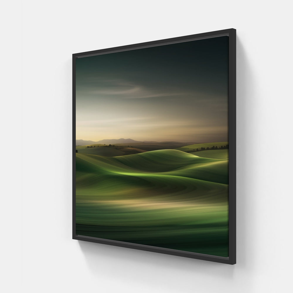 Endless Vistas, Silent Beauty-Canvas-artwall-40x40 cm-Black-Artwall