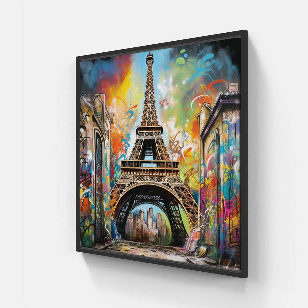 Parisian Palette-Canvas-artwall-20x20 cm-Black-Artwall