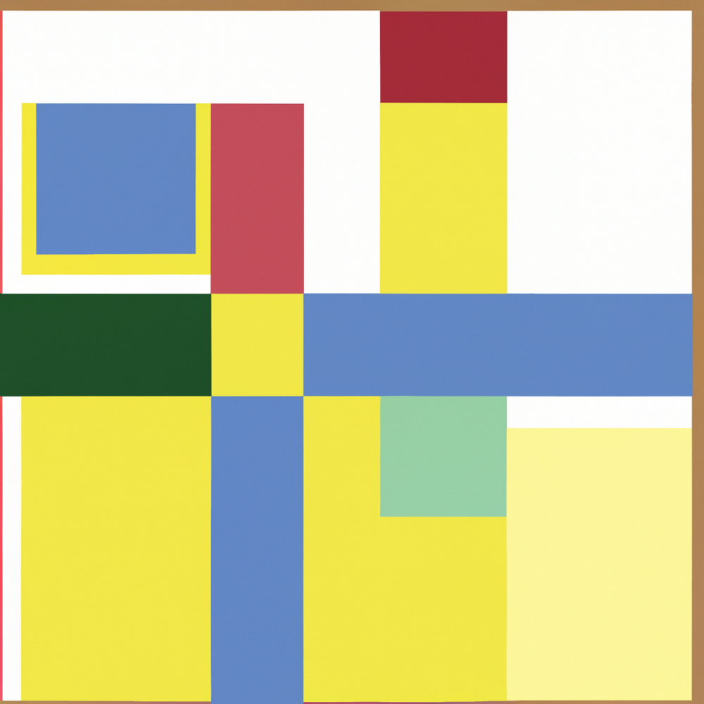 Mondrian Color Joy-Canvas-artwall-Artwall
