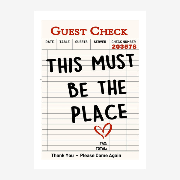 This Must Be The Place - Affiche pop art — Toile sur châssis
