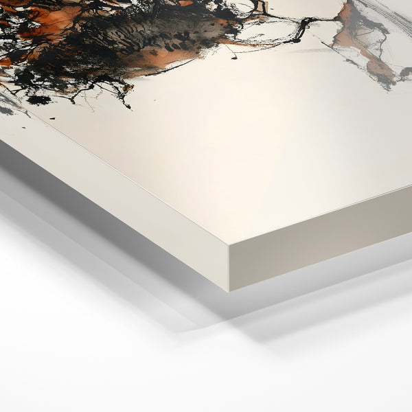 Feuilles séchées et brindilles, étude botanique — Verre acrylique