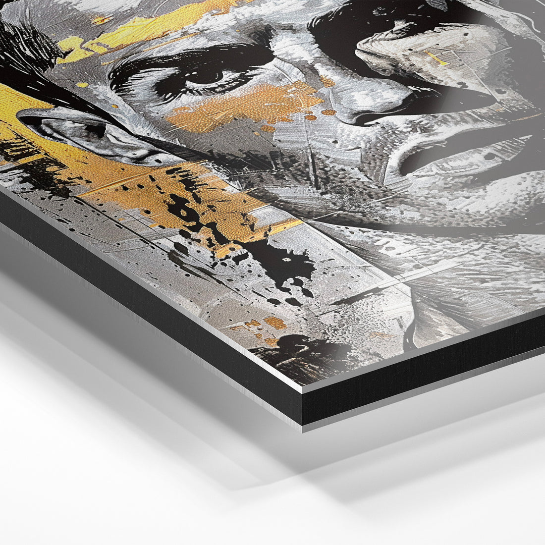 Le design sur Aluminium Dibond relief 3D