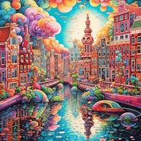 Amsterdam Melody-Canvas-artwall-Artwall