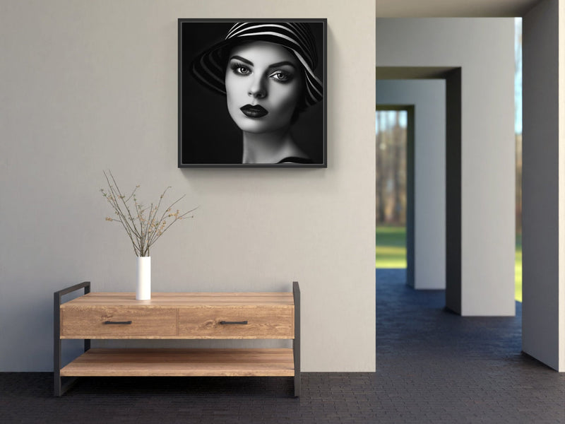 Comment sublimer votre mur avec un tableau noir et blanc élégant ?