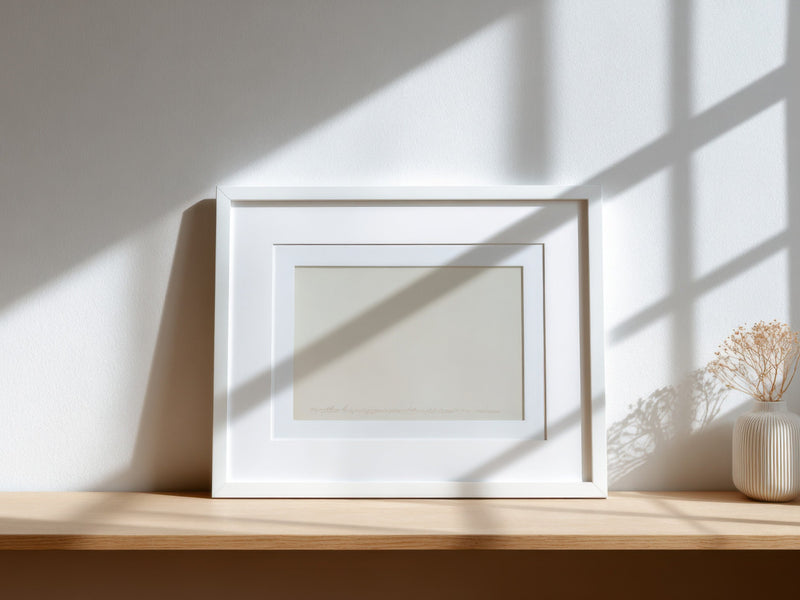 Pourquoi utiliser un passe-partout avec un cadre photo ?