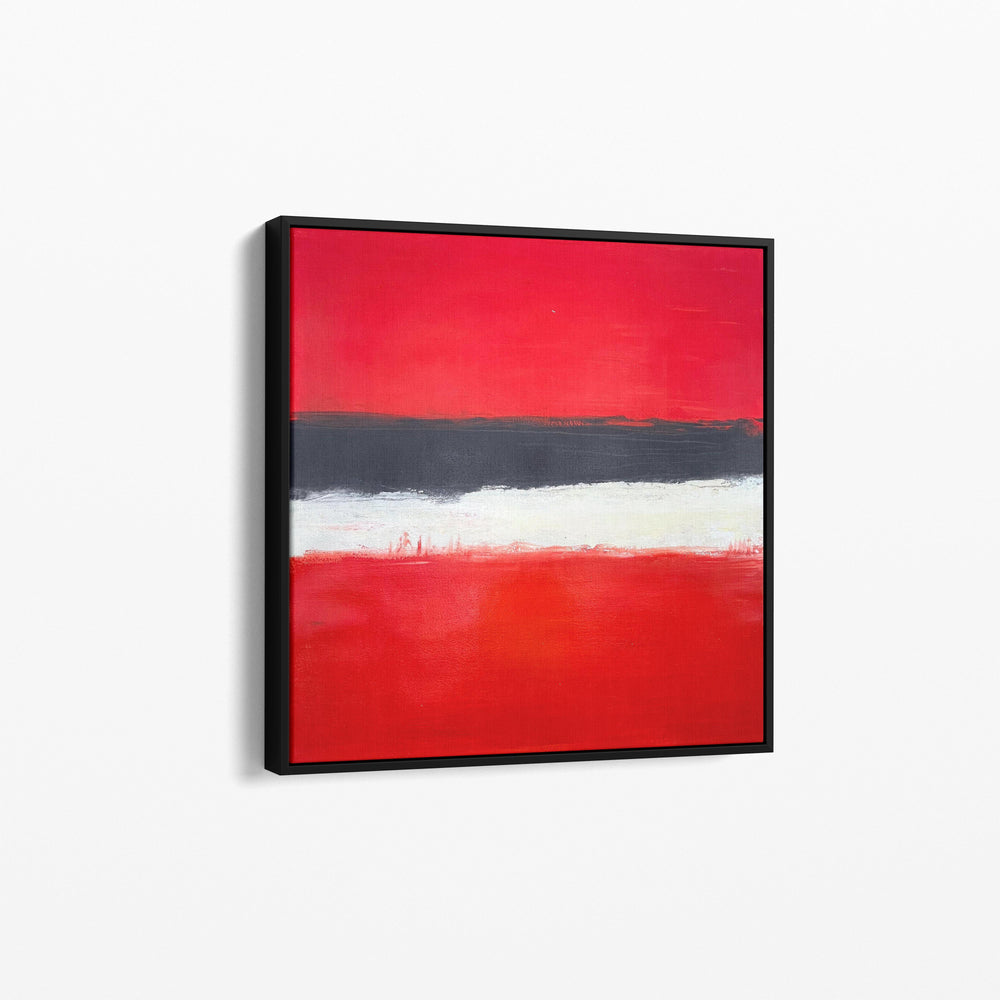Abstract Red Fusion abstract painting