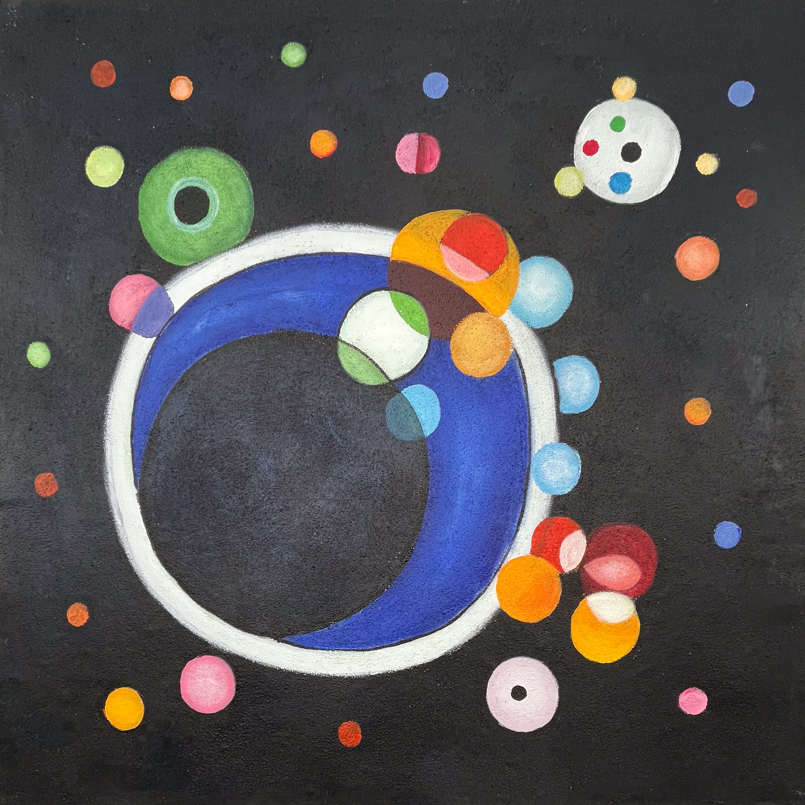 Plusieurs Cercles par Wassily Kandinsky - Tableau reproduction ...