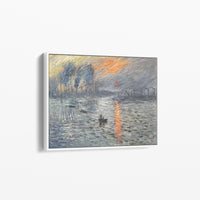 Impression, Soleil Levant par Claude Monet - Reproduction de Peinture à l'Huile