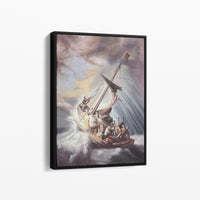 Le Christ dans la Tempête sur la Mer de Galilée par Rembrandt van Rijn - Tableau reproduction