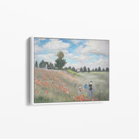 Coquelicots à Argenteuil par Claude Monet - Reproduction de Peinture à l'Huile