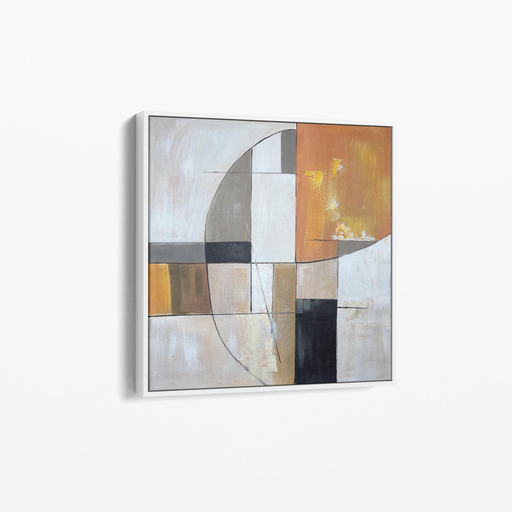 Abstract Autumn Canvas Painting