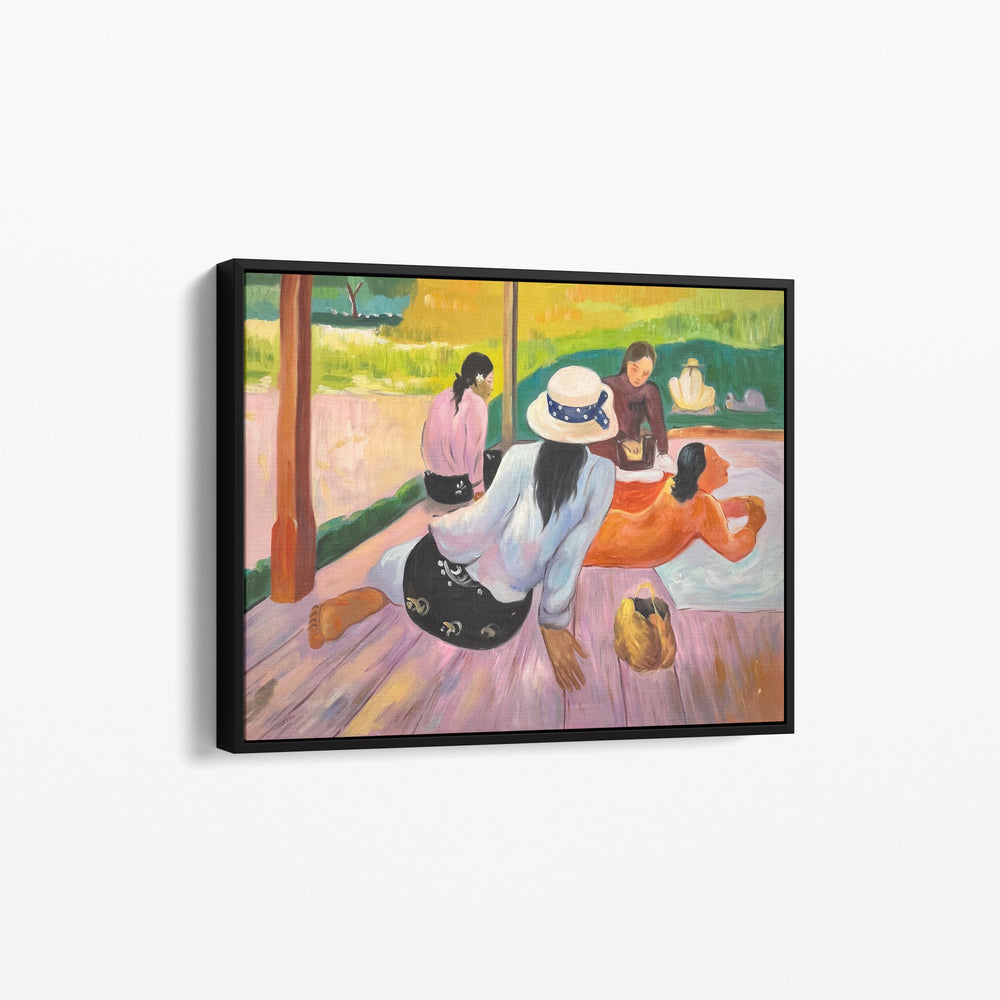 La Sieste par Paul Gauguin - Reproduction de Peinture à l'Huile