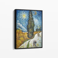 Route avec des Cyprès par Vincent van Gogh - Tableau reproduction