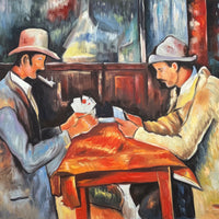 Les Joueurs de Cartes par Paul Cézanne - Reproduction de Peinture à l'Huile