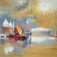 Vue de Venise par Thomas Moran - Reproduction de Peinture à l'Huile