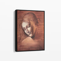 Tête de Femme par Leonard de Vinci - Tableau reproduction