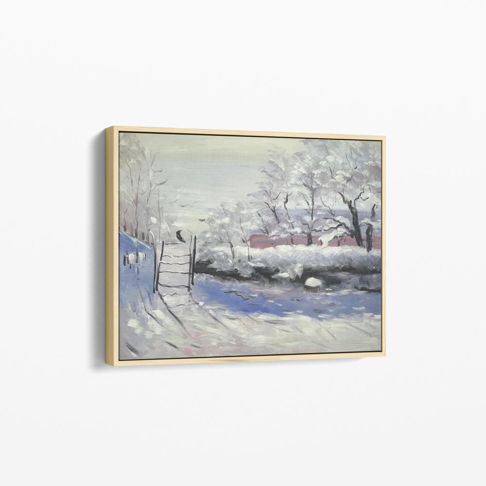 La Pie par Claude Monet - Reproduction de Peinture à l'Huile