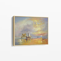 Le Dernier Voyage du 'Temeraire' par J.M.W. Turner - Reproduction de Peinture à l'Huile