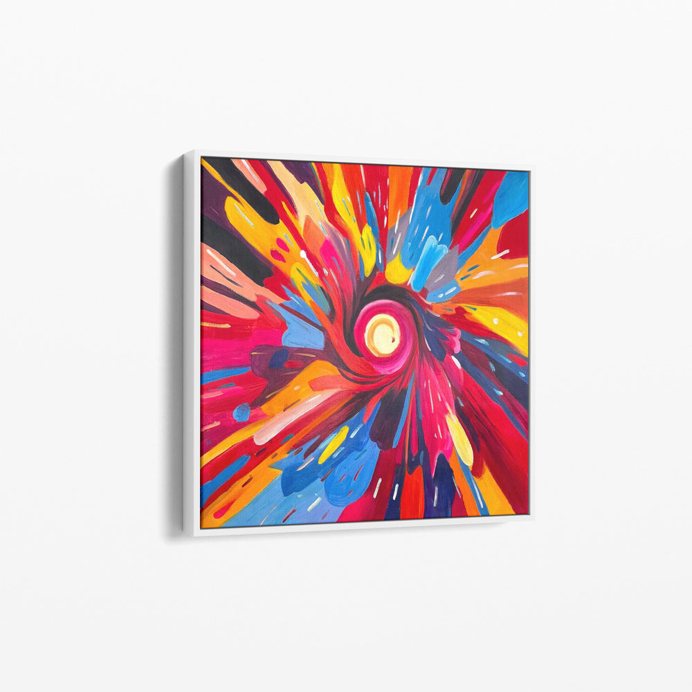 Round Blood Spirit abstract painting