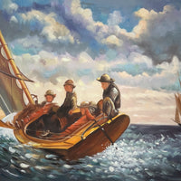 Vent de Travers, ( Un Bon Vent ) par Winslow Homer - Reproduction de Peinture à l'Huile