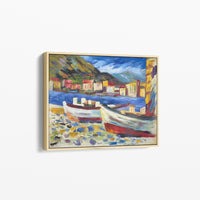 Rapallo, Bateaux par Wassily Kandinsky - Reproduction de Peinture à l'Huile