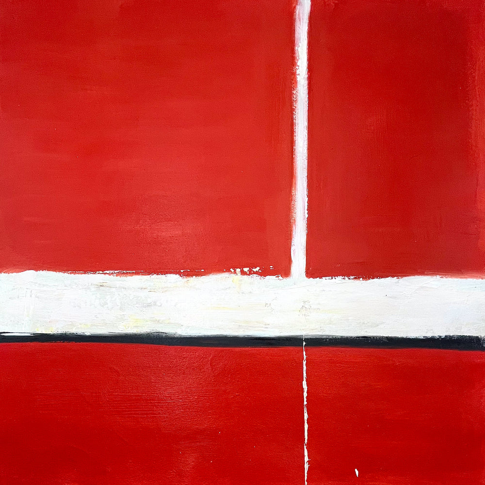 Peinture Moderne Crimson Divide